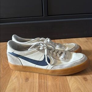 Nike White and Navy Sneakers